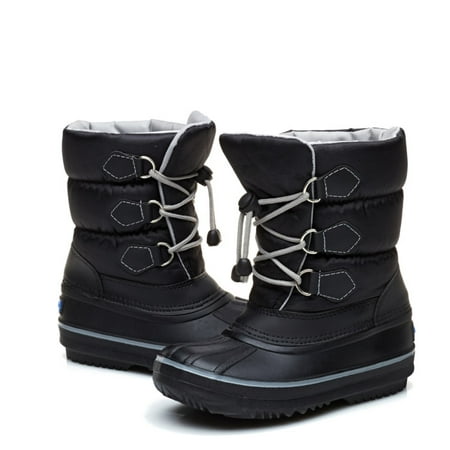 Winter Boys Girls Children Outdoor Warm Snow Boots Waterproof Mid-Calf ...