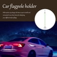 thumbnail image 3 of OUNONA Flagpole Mount Base for Off-road Vehicles Plastic Transparent Base 1Pack, 3 of 8