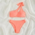 thumbnail image 4 of Women's Bikini Two Sets Sexy High Cut One Shoulder Bathing Suit Swimsuits For Women Beachwear, 4 of 5