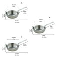 thumbnail image 5 of NANMELX Space Saving Small Stainless Steel Skillets For Butter Melting Miniature Saucepan with Spout Ergonomic Handle Cookware, 5 of 16