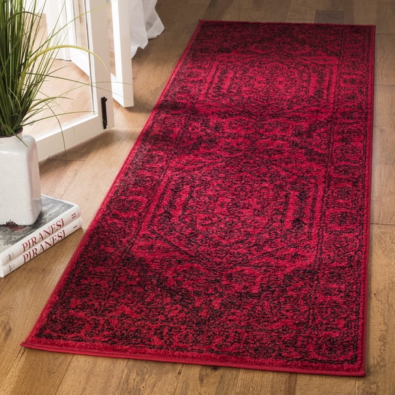 Safavieh Adirondack Xavier Oriental Runner Rug, Red/Black, 2'6" x 20'