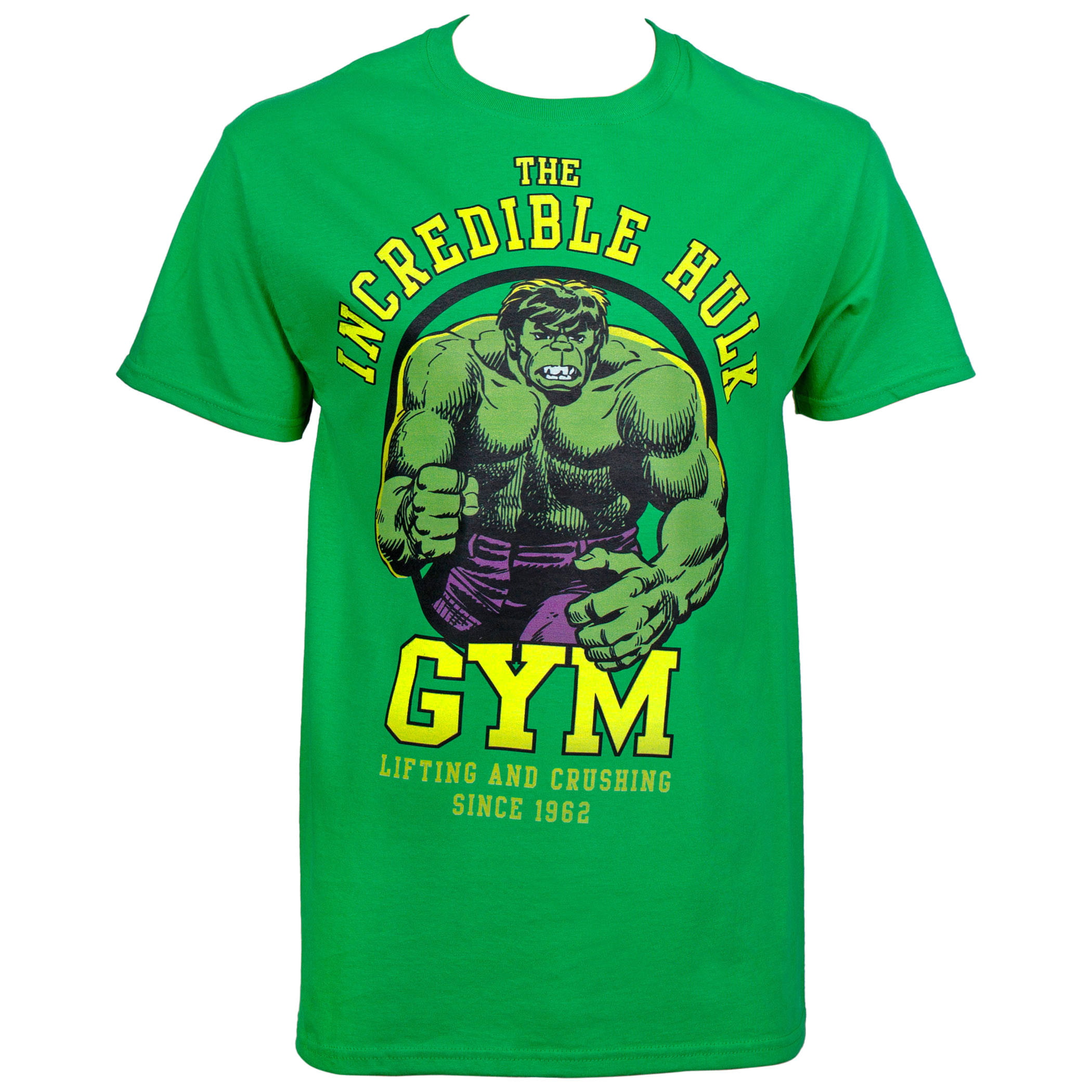 Sizes S-XXL Marvel Hulk Text Men's T-Shirt Official