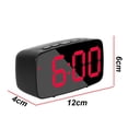 thumbnail image 2 of Nuevo reloj con espejo, reloj electrónico LED, reloj despertador simple, reloj de cabecera silencioso, estilo de reloj silencioso1, 2 of 5