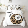 thumbnail image 2 of Homewish Boys Girls Sport Billiards Twin Bedding Sets 7-Piece,Animal Leopard Print Bedding Comforter Set Microfiber,Ball Game Breathable Sheet Sets,Breathable Home Decor,Reversible, 2 of 8