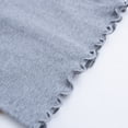thumbnail image 6 of Ticikt Girls' Long Sleeve Knitted Bolero Cardigan Kids Button Closure Shrug Sweaters Cropped Jacket Cover Up Tops,Color:Grey,Size:12-18 Month, 6 of 7