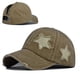 thumbnail image 1 of Gorra de béisbol con estrella de cinco puntas rota, cola de caballo lavada de algodón puro, gorra de cola de caballo, marea europea y americana, alero curvo, gorra de cola de caballo, 1 of 6