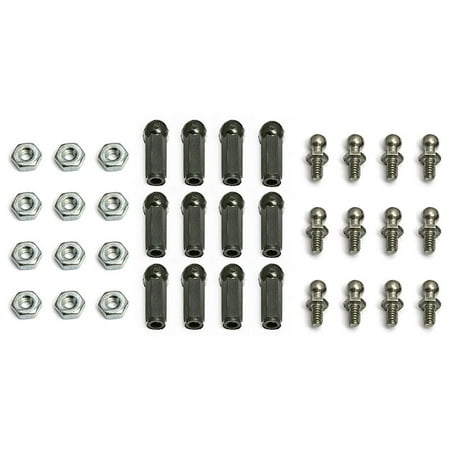 Hobby Rc Associated Electrics Asc6271 Short Ball End Set (12) Replacement Parts