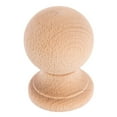 thumbnail image 1 of OUNONA Round Hardwood Finial For DIY Homeowners In Vintage Style 1Set, 1 of 8