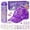 #2-Purple, variant on Kids Water Bottle and Baseball Cap for 3-12 Girls, Gifts for Girls Age 5 6 7 8 9 10 11 Years Old Birthday Presents DIY Crafts Set for Kids, Decorate Your Own Water Bottle with Glitter Gem Stickers
