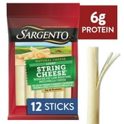 Sargento Light String Cheese Reduced Fat Low Moisture Part-Skim Mozzarella Cheese Snacks
