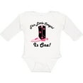 thumbnail image 3 of Inktastic 1st Birthday Cowgirl is One Girls Long Sleeve Baby Bodysuit, 3 of 5