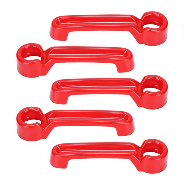 Couvercle de Porte de Voiture Poignée de Porte de Voiture Garniture de Poignée de Porte pour Accessoire pour 10pcs ABS Voiture Garniture de Poignée de Porte Extérieure pour JK 07-17