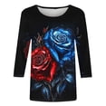 thumbnail image 2 of SHE IS My Orders past Orders Long Sleeve V Neck Shirts for Women Deep Long Sleeve Cotton Tops for Women Plus Size Long Sleeve Blouses for Women Button down Vintage Shirts for Women, 2 of 4