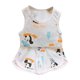 thumbnail image 1 of Odeerbi 1-10 Años Niños Niñas Conjuntos de Verano Camisetas de Tirantes de Algodón Pantalones Cortos Conjunto de Dos Piezas Con Estampado de Casa, 1 of 3