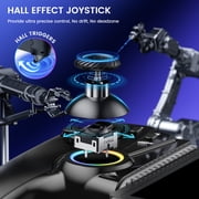 Switch 2 Controller, Wireless Pro Controller for Switch 2/Switch/OLED & iPhone/Android - Hall Effect Joystick, Wireless Mobile Gaming Controller with RGB, Programmable Back Buttons, Extendable Design