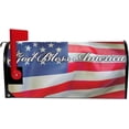 thumbnail image 2 of God Bless America Magnetic Mailbox Cover American Flag Patriotic Post Box Cover for Standard Mailboxes Memorial Day, 2 of 6