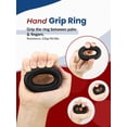 thumbnail image 4 of Hand Grip Strengthener, Counting Forearm Trainer Workout Kit (6 Pack), Adjustable Hand Grip Strengthener, Grip Ring, Finger Stretcher, Finger Exerciser and Stress Relief Grip Ball, 4 of 7