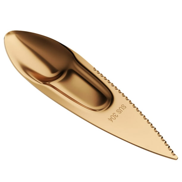 Bearachild Cuchillo para pelar frutas, resistente al óxido y a los impactos, para pelar sin esfuerzo, , cuchillo de cocina para fruta Cocina y Comedor Oro rosa