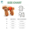 thumbnail image 2 of Deago Belly Bands for Male Dogs - Washable Reusable Small Dog Belly Wrap Leakproof Puppy Diapers Nappies (Red, S), 2 of 8