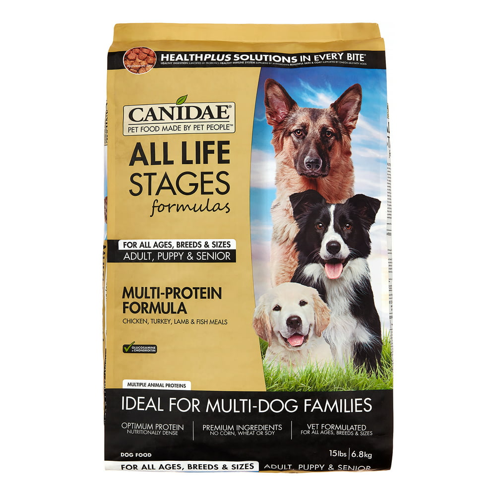 Canidae All Life Stages MultiProtein Chicken, Turkey, Lamb & Fish Dry Dog Food, 15 lb Walmart