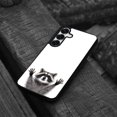 thumbnail image 4 of WIRESTER Shockproof Soft Rubber Cover Case for Samsung Galaxy S25 6.2" 2025, Raccoon Hands Out, 4 of 5