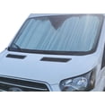 thumbnail image 2 of HeatShield, The Original Windshield Sun Shade, Custom-Fit for Ford Transit Van (Cargo) w/ Sensor 2015, 2016, 2017, 2018, 2019, 2020, Silver Series, 2 of 4