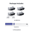 thumbnail image 7 of 4Pcs HDMI Port Replacement for PS5 with T8 Screwdriver, HDMI Port Socket Interface Connector Replacement Part Repair Kit for PS5, 7 of 7