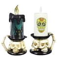 thumbnail image 5 of Opvise Halloween Pumpkin Skull Castle LED Candle Battery Operated Portable Glowing Warm Lighting Mini Festival Props C, 5 of 8