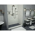 thumbnail image 6 of Tile Redi Rt3648r-Pvc Redi Trench 48" X 36" Rectangular Shower Base - Black, 6 of 7