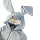thumbnail image 2 of Mameluco con Gorro Bordado Kiss Baby Flecce Conejo Azul Baby Kisses Mameluco1335, 2 of 4