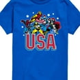 thumbnail image 3 of Marvel - USA - Toddler And Youth Short Sleeve Graphic T-Shirt, 3 of 5