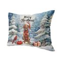 thumbnail image 2 of Merry Christmas Vizsla Enjoys Woofmas Winter Xmas Holiday Pillow Cushion Double Sided Vizslas Dog Lover Gifts Idea Throw Pillow - 02022, 2 of 4