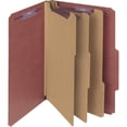thumbnail image 4 of Smead SafeSHIELD® Classification Folders 3 Div Red 10/BX Legal (19092), 4 of 18