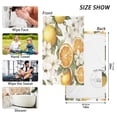 thumbnail image 6 of Yayeee 100% Cotton Hand Towels for Bathroom 16" x 28" Soft Absorbent Kitchen Towel, Oranges Watercolor, 6 of 7
