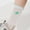 White, variant on daznei Womens Socks Comfy Crew Socks Cute Love Heart Print Frilly Trim Breathable Ankle Socks Ultra Stretchy Ruffle Mid Cut Cotton Sock Blue Free Size