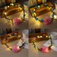 thumbnail image 3 of 4x Cinta para Cabeza Pelo Corona Flor LED Luz Hermoso Guirnaldas para Playa Viajes Fiesta de Bodas Sunnimix Diadema de guirnalda de flores para mujer, 3 of 8