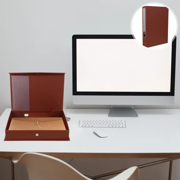 File Box Document Folder Desktop Holder Student Office Organizer For