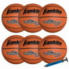 Franklin Sports Official Size Grip-Rite 100 Team Basketball Pack/Pump