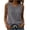03-Gray, variant on Women's Crew Neck Linen Cotton Tank Top Sleeveless Loose Fit Basic Casual Summer Shirt