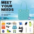 thumbnail image 4 of Bolsa de Playa para Hombre y Mujer, Resistente al Agua, Bolso Tote de Viaje para Playa, Bote y Alberca, 4 of 5
