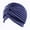 Navy, variant on ZQUUVOU Head Scarf For Women's Hair Head Wraps Women Knotted African Turban Cancer Headwear For Women Red