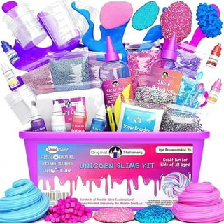  Slime Supplies Kit, 205 Pack Add Ins Slime Kit for Kids Girls  Slime Making, Including Foam Balls, Glitter, Fishbowl Beads, Charms, Clear  Containers by WINLIP