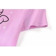 thumbnail image 4 of Beezizac Girls Pajama Tie Dye Purple Astronaut Panda Short Sleeve & Pants Cotton Set 2-PC PJ Kid Size 10, 4 of 7