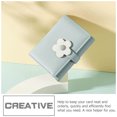 thumbnail image 4 of MasteelfCA Simple Style Student Purse Flower Pattern Fashion Wallet Folding Korean Style Girl Purse, 4 of 8