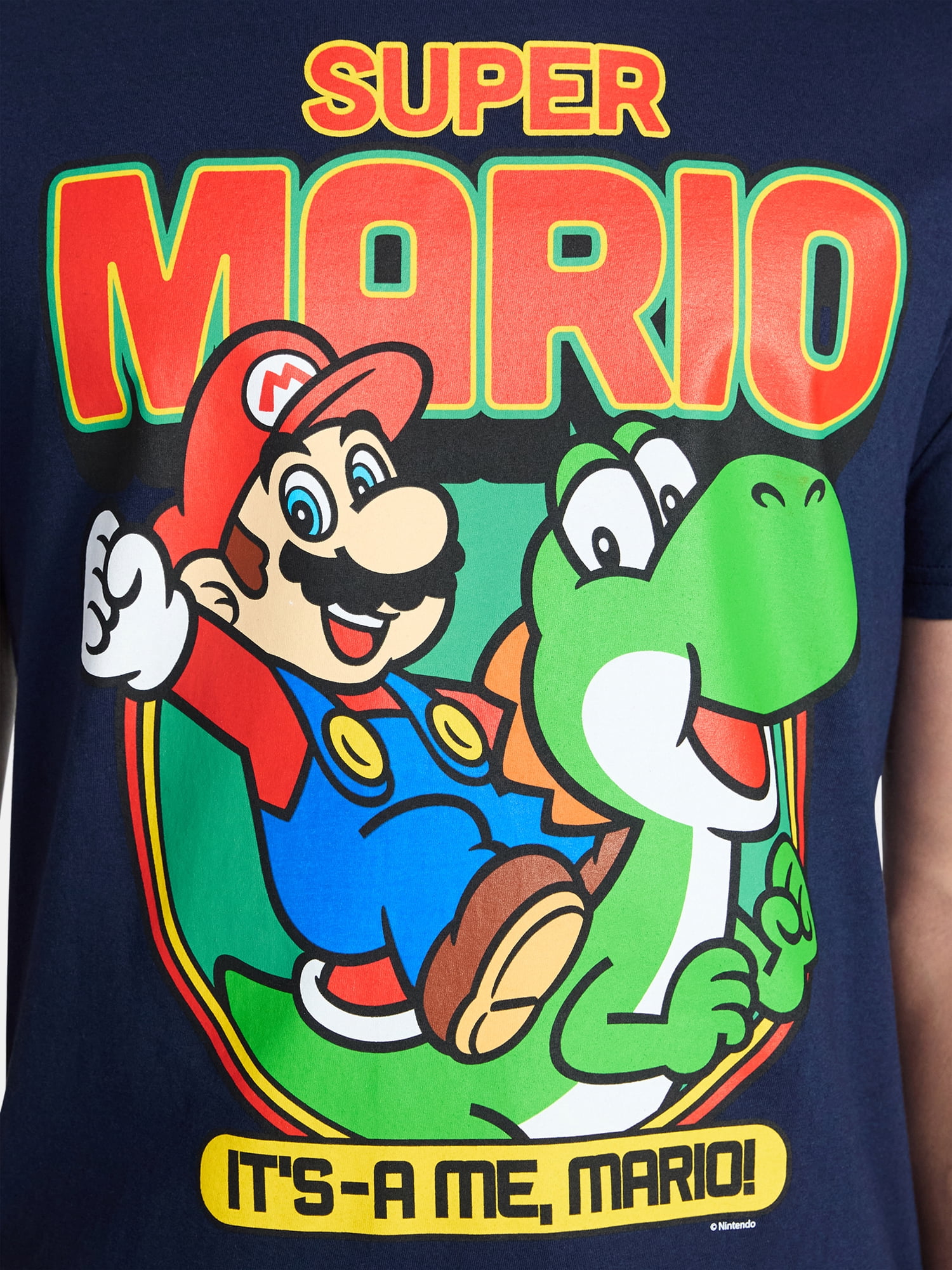 Super Mario Men's and Big Men's It’s-a Me Graphic Tee, Sizes S-3XL