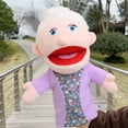 thumbnail image 6 of O-636 Boy Girl Movable Mouth Character Puppet Plushs Interactive Role Play Children Gift Soft Stuffed Toy Parent Child Educational, 6 of 6