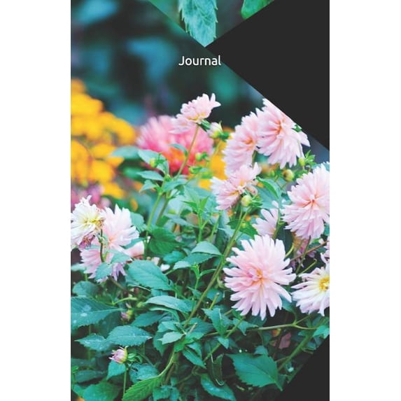 Journal: Dot Grid Notebook Floral Flowers 5.5" X 8.25" 200 Pages Bullet Grid Minimalist Planner