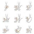 thumbnail image 4 of Collar con colgante de diamantes de moda con cadena de suéter de 26 letras de dibujos animados lindos personalizados de estilo europeo y americano, 4 of 6