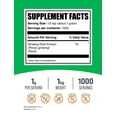 thumbnail image 3 of BulkSupplements Ginseng Root Extract Powder, 1g Per Serving - 1 Kilogram (2.2 lbs) - 1000 Servings, 3 of 5