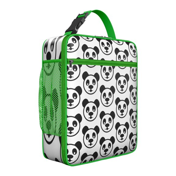 Panda Lovers Insulated Lunch Box Men Reusable Lunch Tote Bag Fit Most Bento Boxes Lunch Box Containers Picnic Hiking